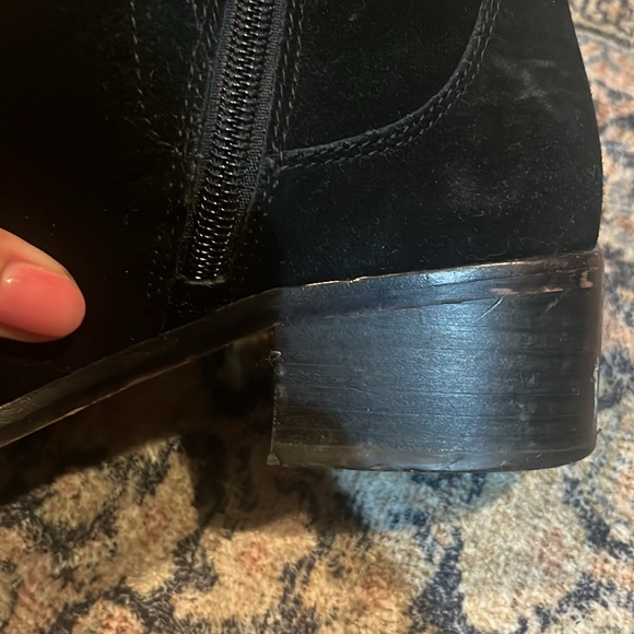 Vince Camuto Over the Knee Black Boot Suede 9.5 women’s - Picture 3 of 11